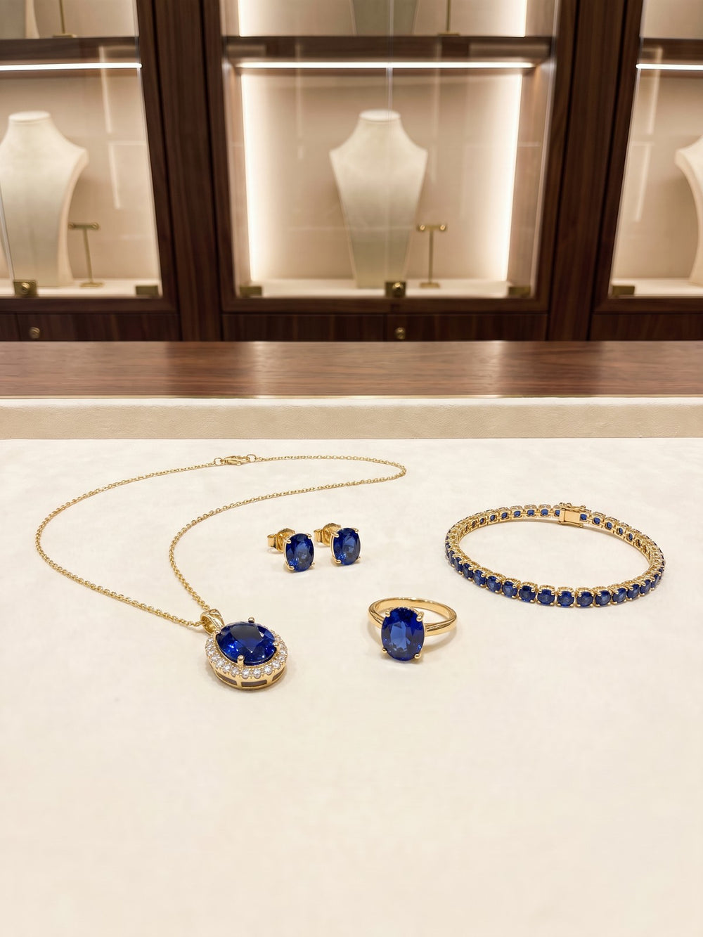 TEST — Sapphire Pendant Necklace