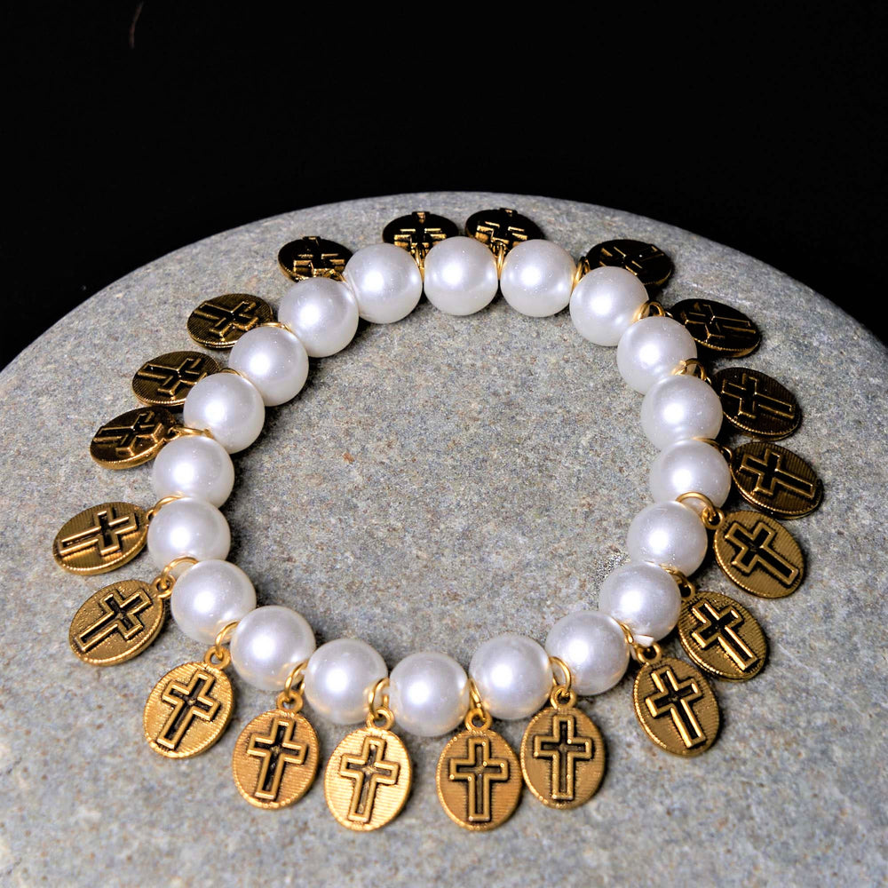 Pulseira Nossa Senhora de Pérola Vintage