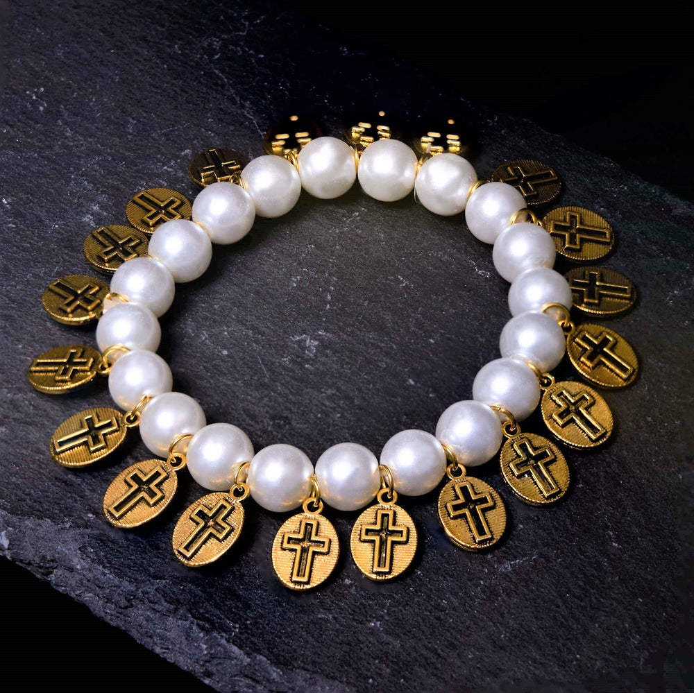 Pulseira Nossa Senhora de Pérola Vintage