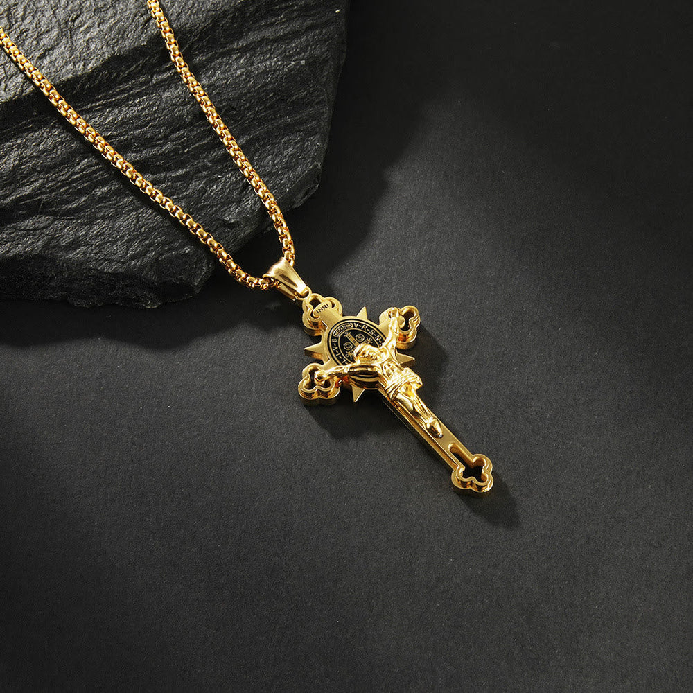 Colar São Bento Vintage Dourado
