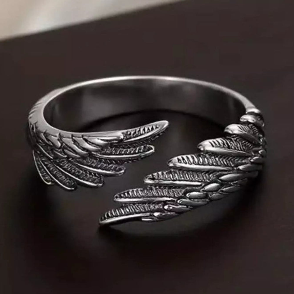 Pure Angel Wings Adjustable Ring