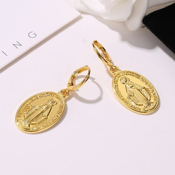 Brincos Medalha Milagrosa Manhã