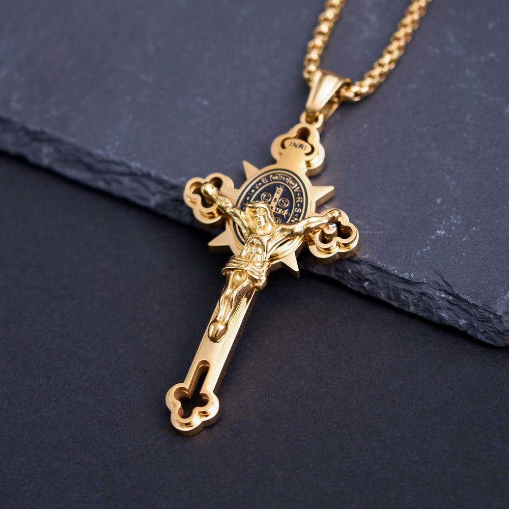 Colar São Bento Vintage Dourado