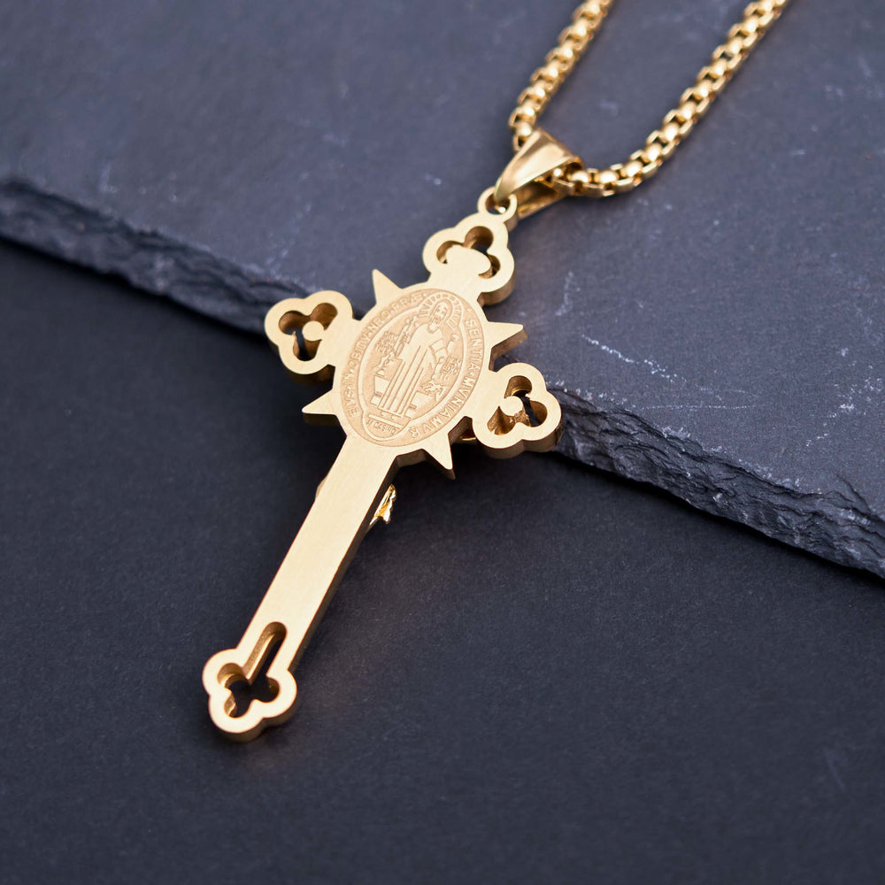Colar São Bento Vintage Dourado