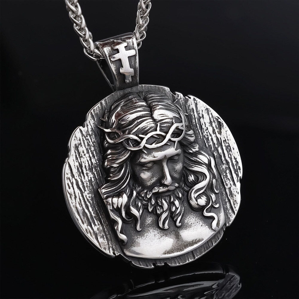 Jesus Crown of Thorns Pendant Necklace