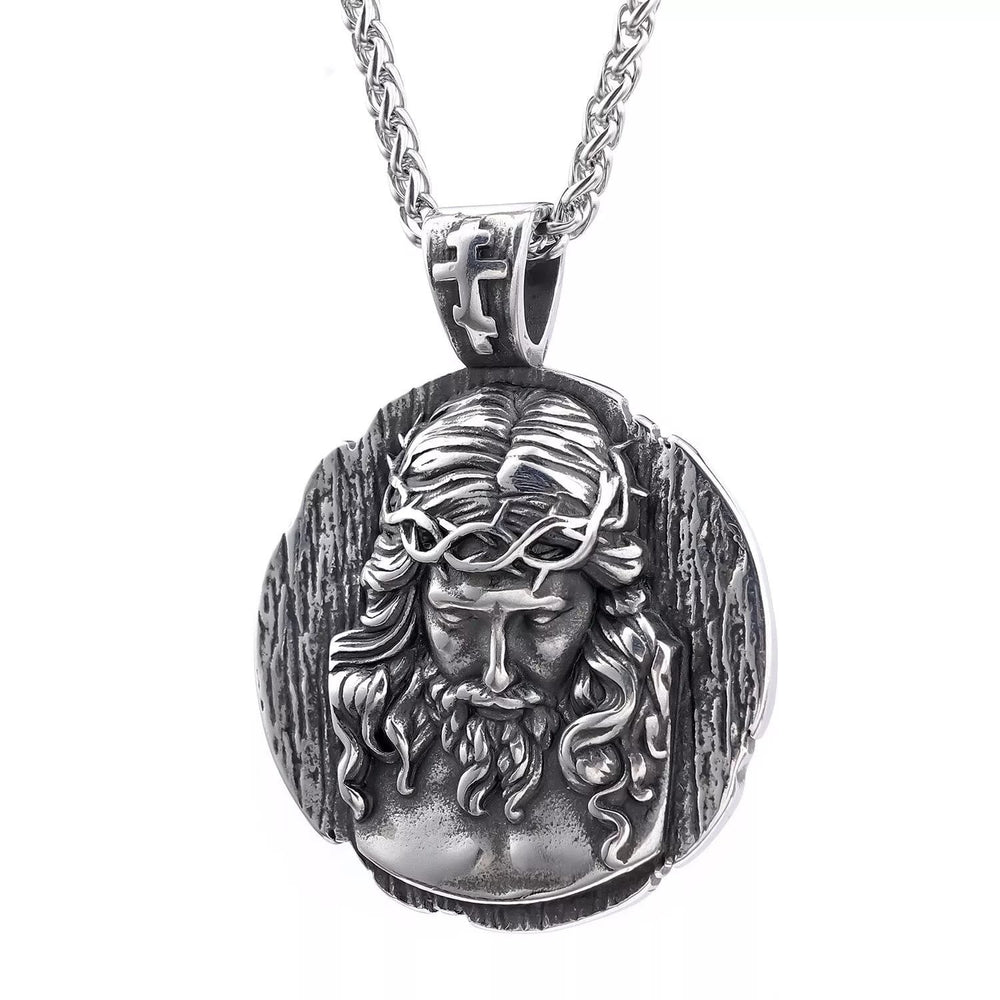 Jesus Crown of Thorns Pendant Necklace