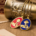 Colar Vintage Azul