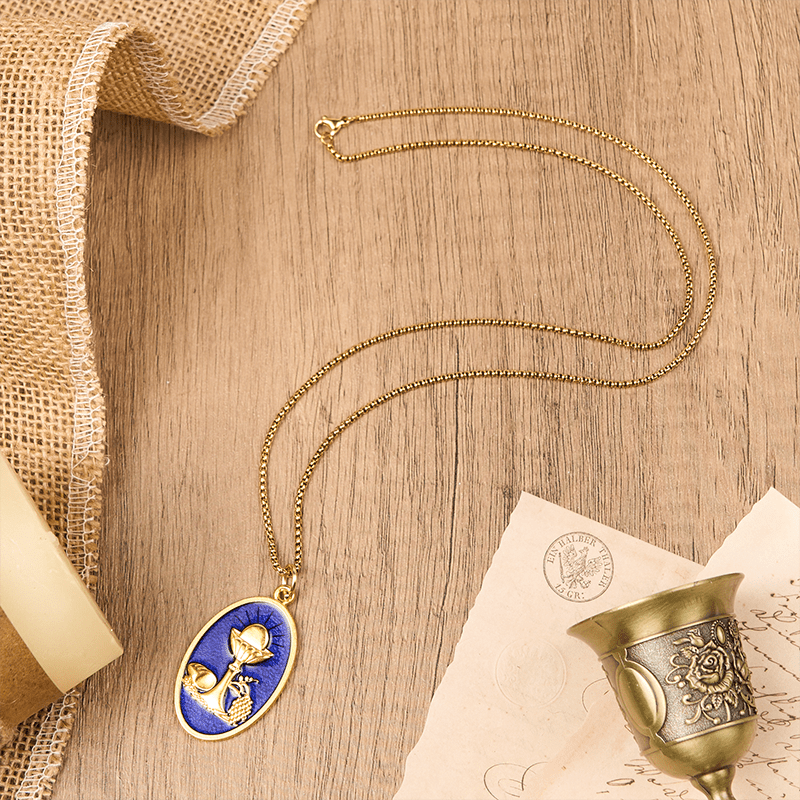 Colar Vintage Azul