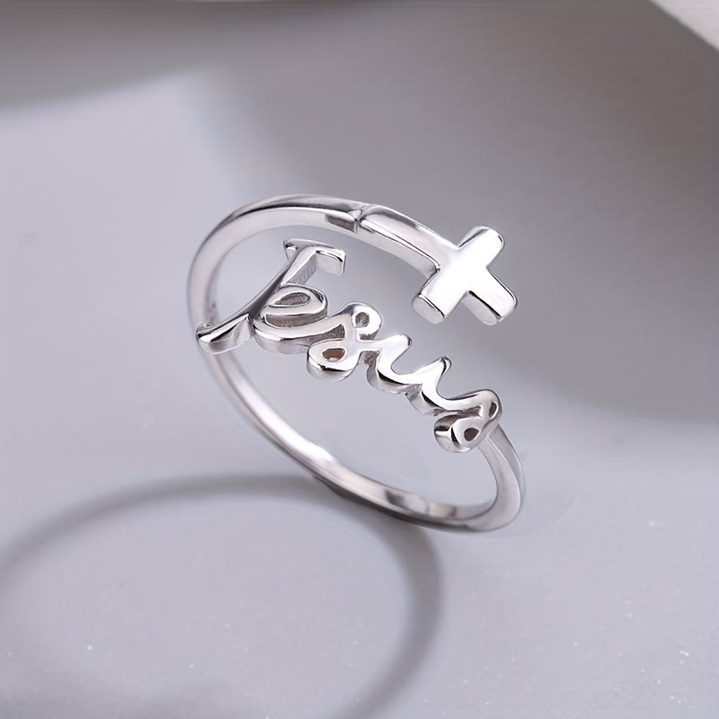 Anel Jesus Minimalista Belém