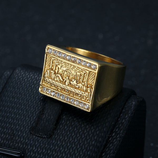 Anel Vintage Dourado