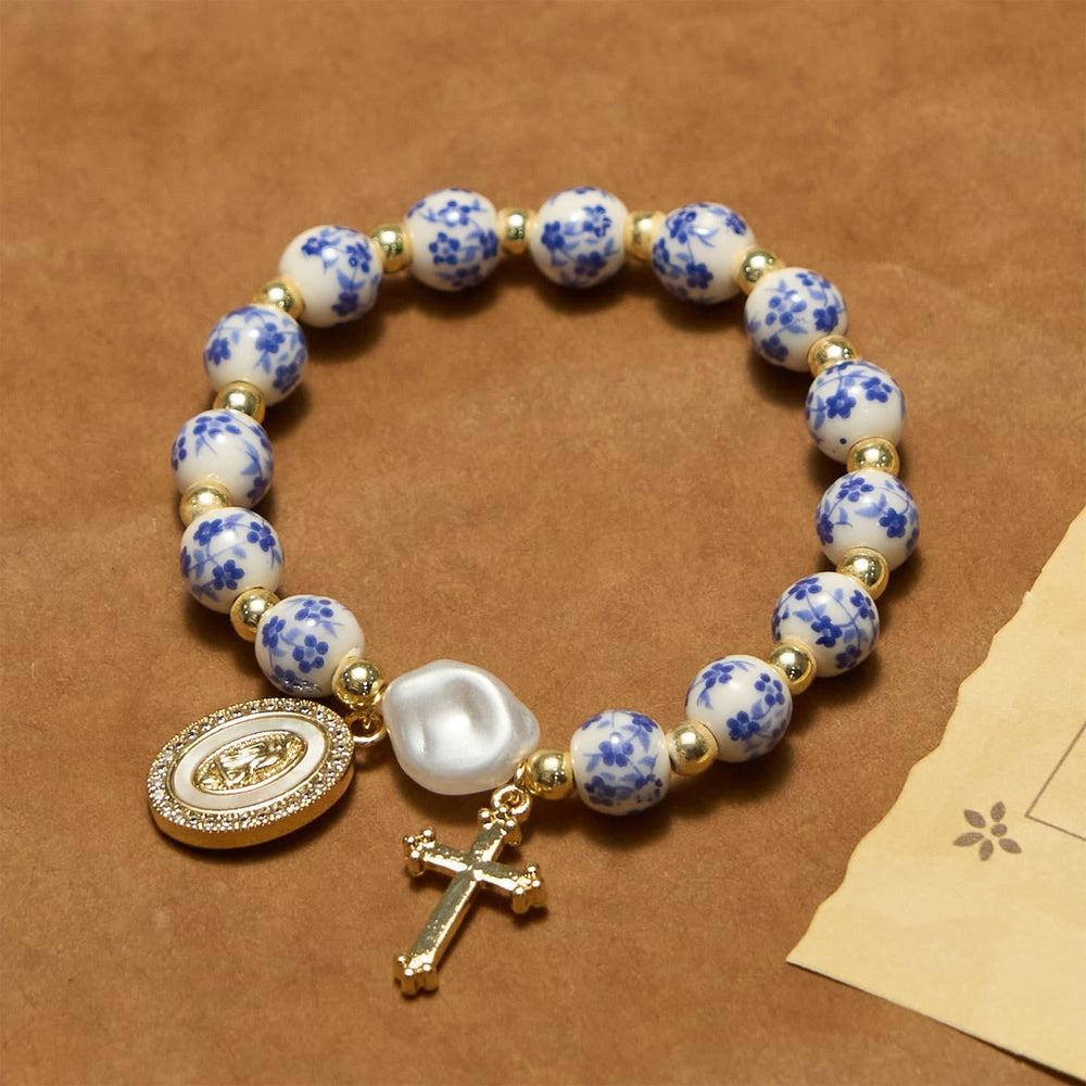 Pulseira Nossa Senhora com Medalha Glória
