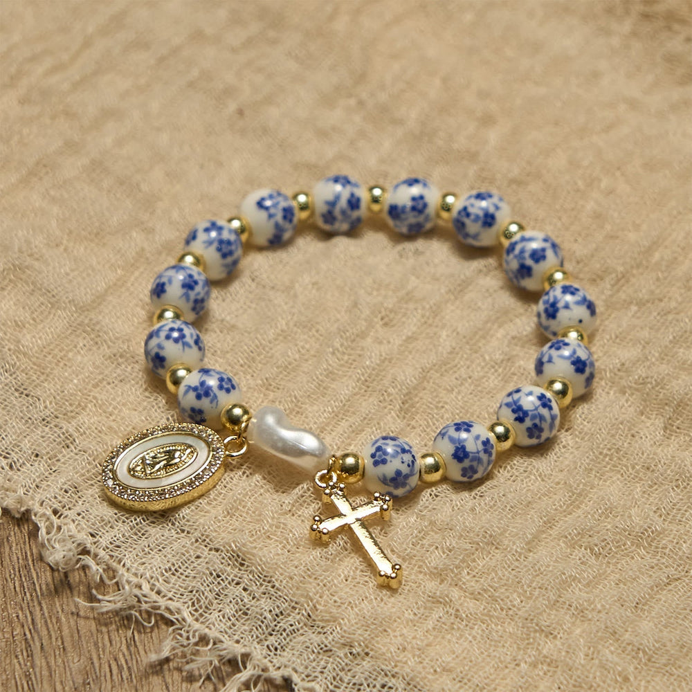 Pulseira Nossa Senhora com Medalha Glória
