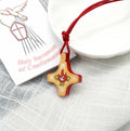 Colar Espírito Santo com Medalha de Madeira Clássico