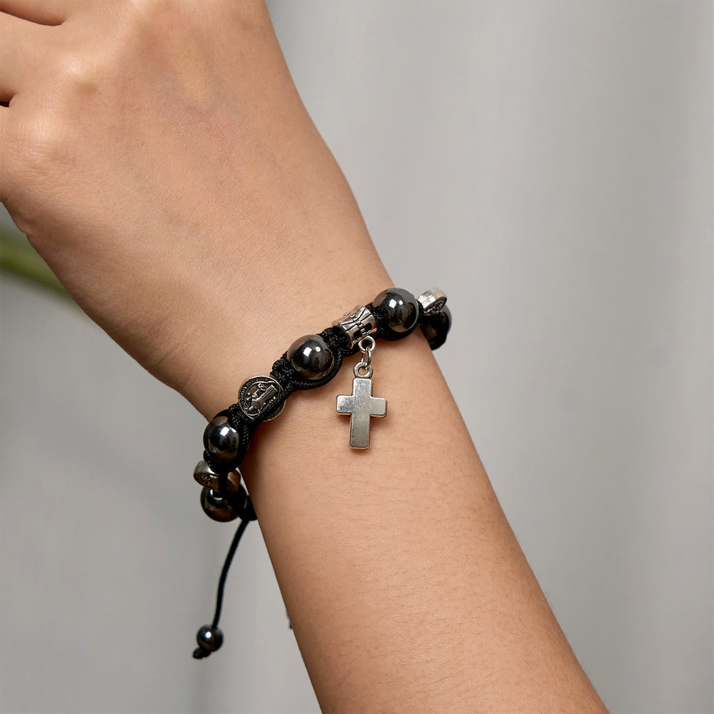 Pulseira São Bento de Hematita Clássico