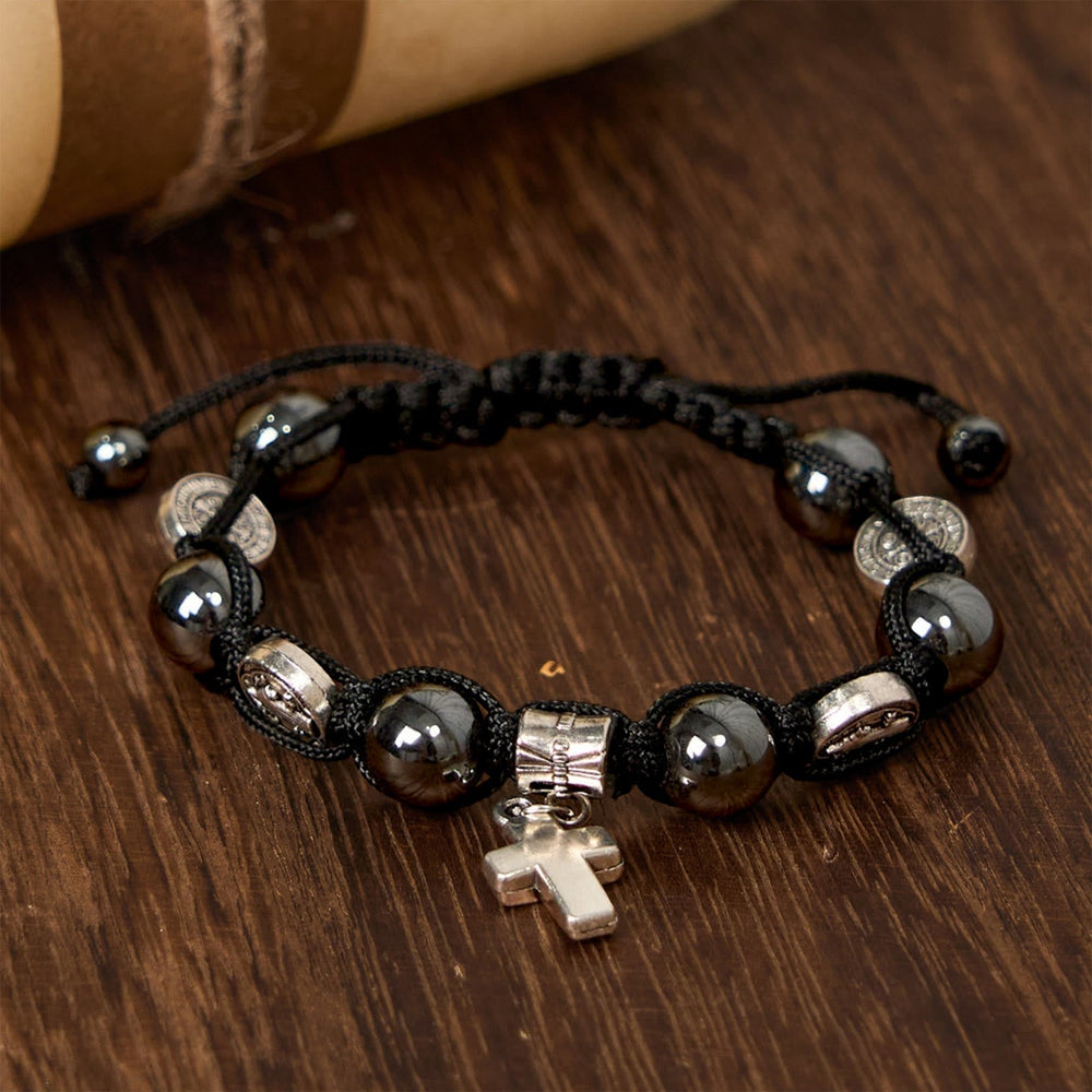 Pulseira São Bento de Hematita Clássico