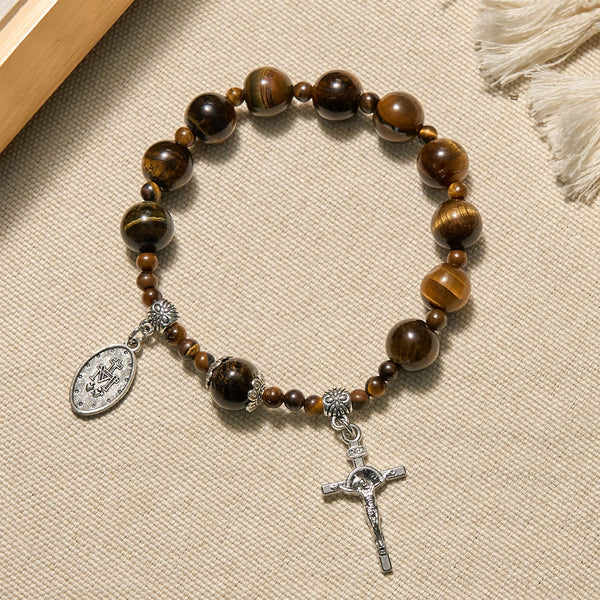 Pulseira Terço Vintage 10mm
