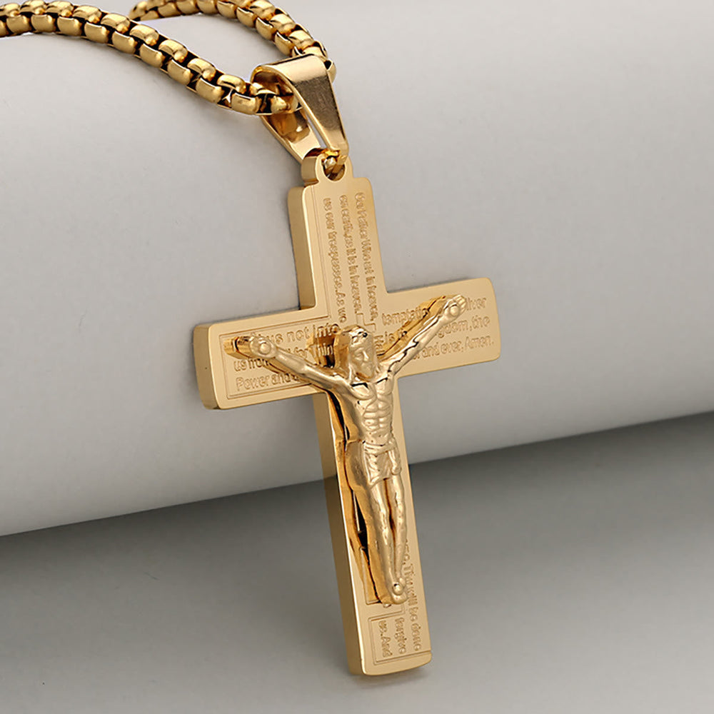 Colar Crucifixo Minimalista Dourado