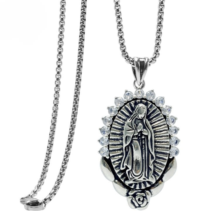 Our Lady Pendant Necklace