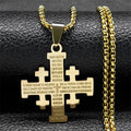 Colar Pai Nosso Minimalista Dourado
