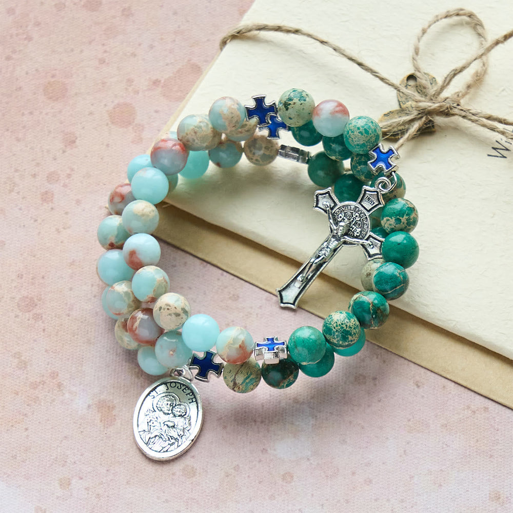 Pulseira Terço Moderno Verde