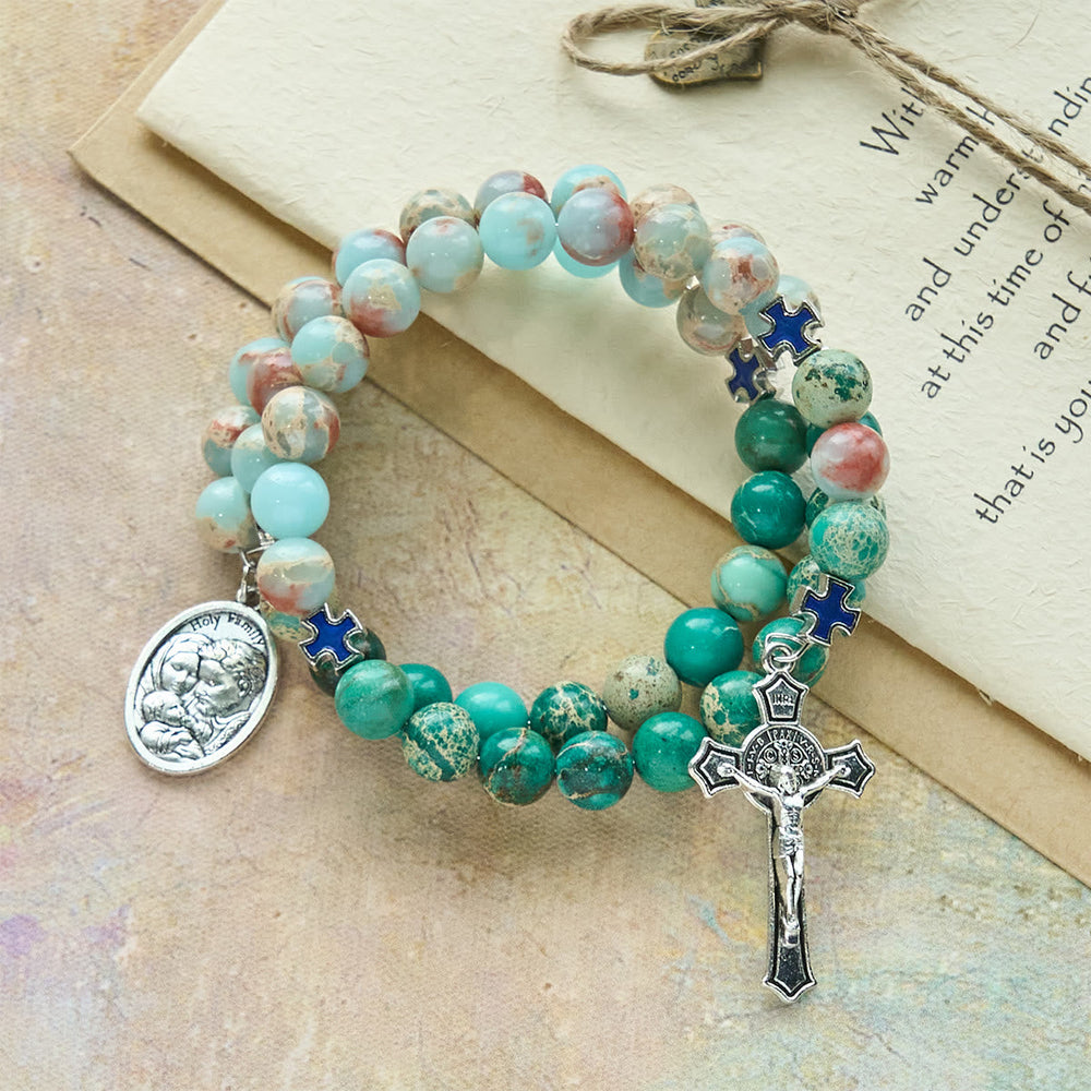 Pulseira Terço Moderno Verde