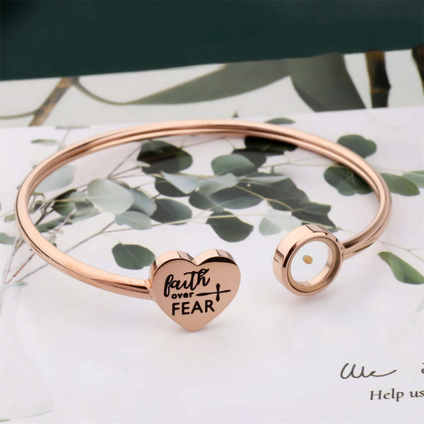 Pulseira Semente de Mostarda com Bracelete Humilde