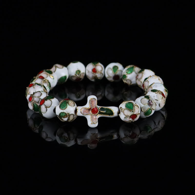 Cloisonné Enamel Filigree Faith Pieces