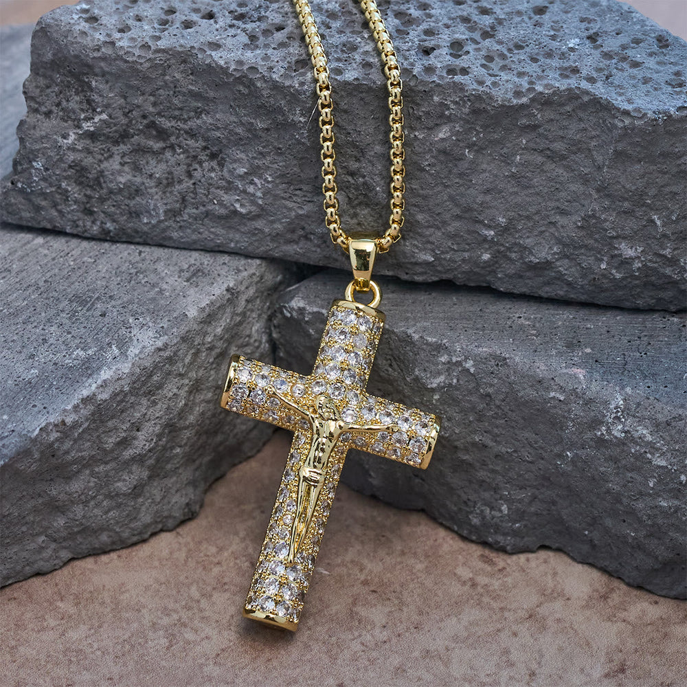 Colar Crucifixo Fátima