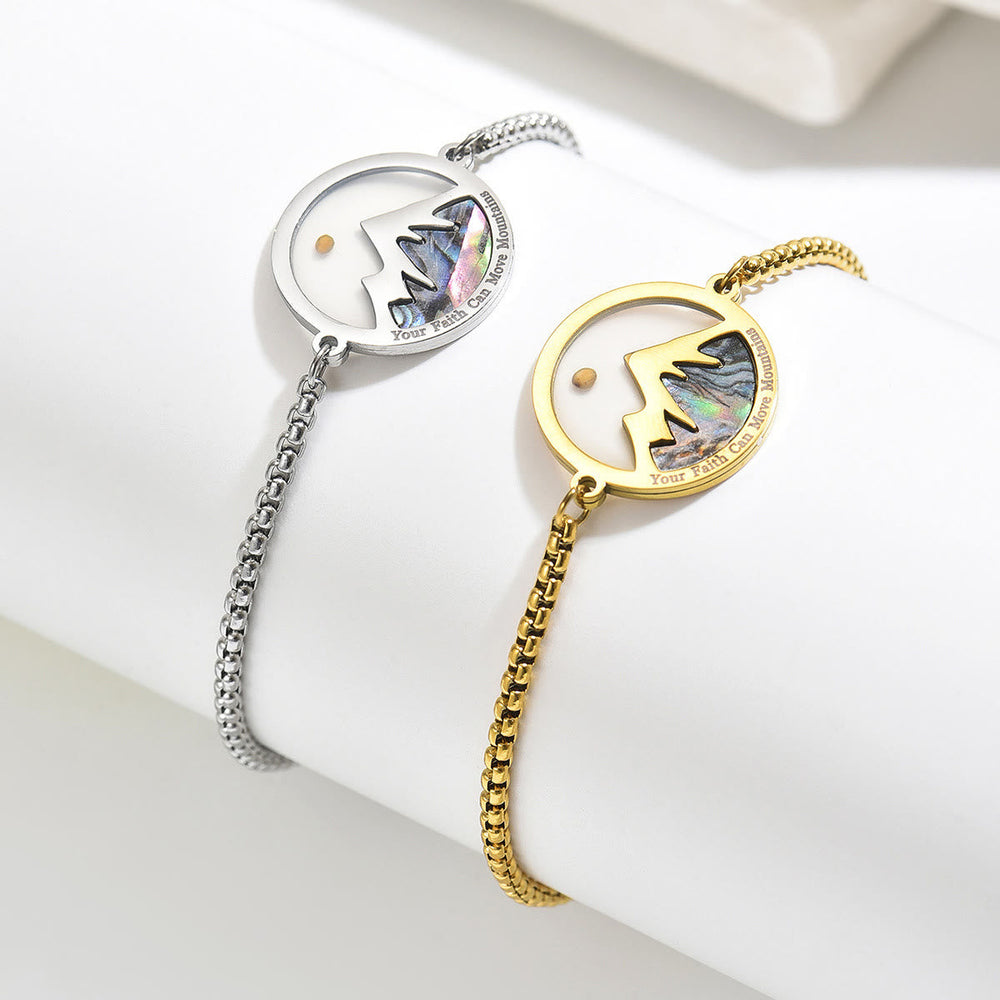 Pulseira Semente de Mostarda Moderno Dourado