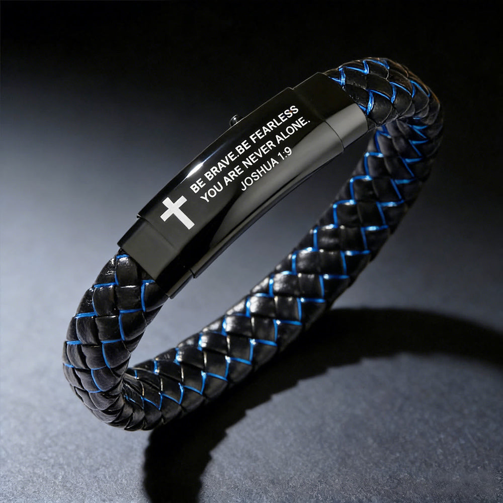 Pulseira Versículo Moderno Prateado