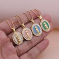 Soft-Hued Our Lady Necklace
