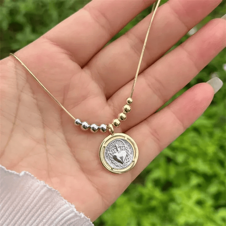 Sacred Heart/ St.Jude/ St. Benedict Pendant Necklace