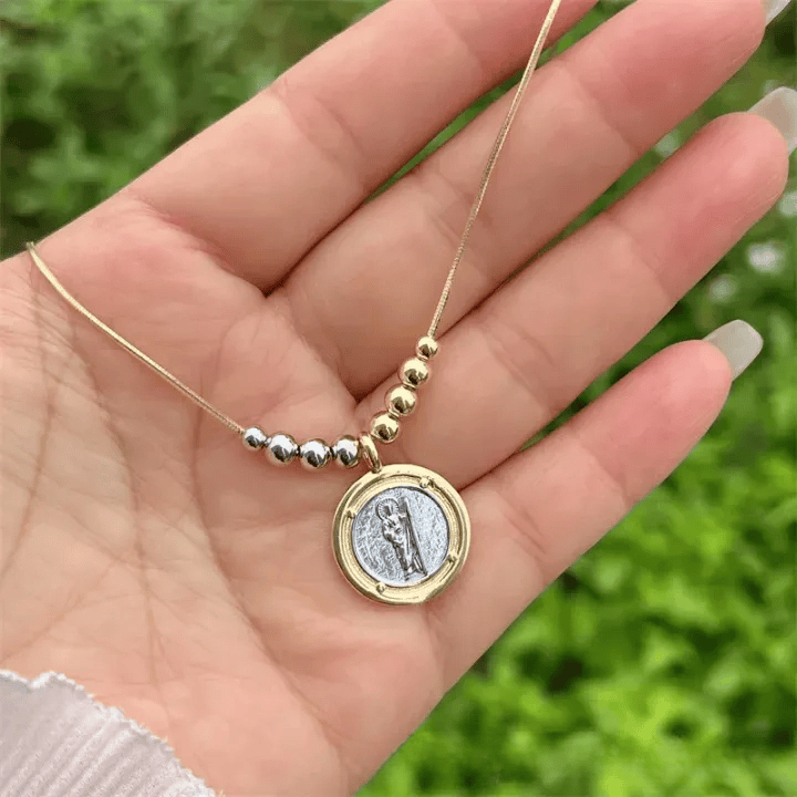 Sacred Heart/ St.Jude/ St. Benedict Pendant Necklace