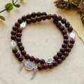 Pulseira Medalha Milagrosa de Madeira Vintage Harmonia