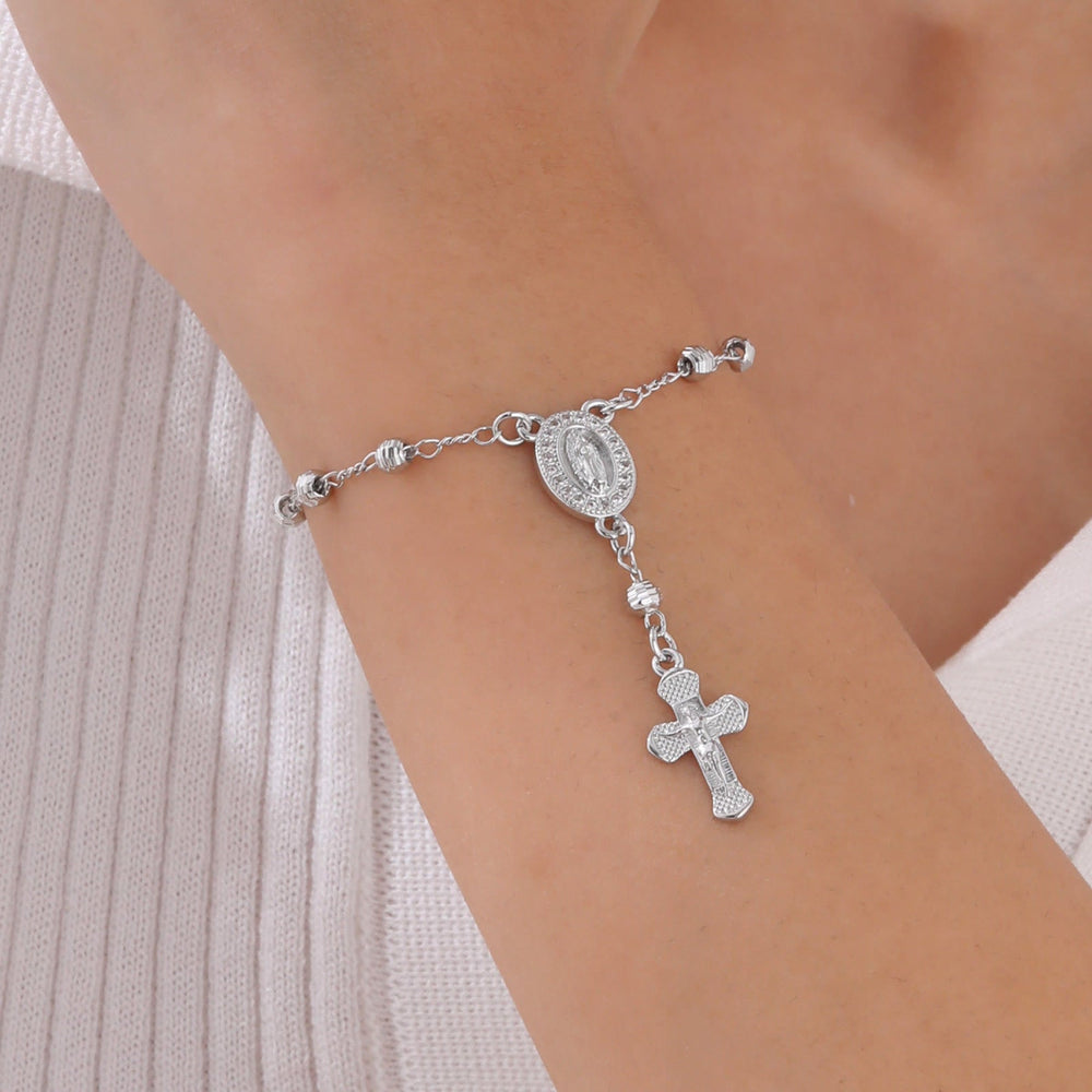Pulseira Nossa Senhora Moderno Dourado