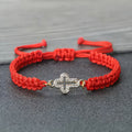 Pulseira Cruz Moderno Trançado