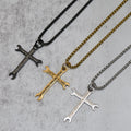 Colar Versículo Minimalista Dourado