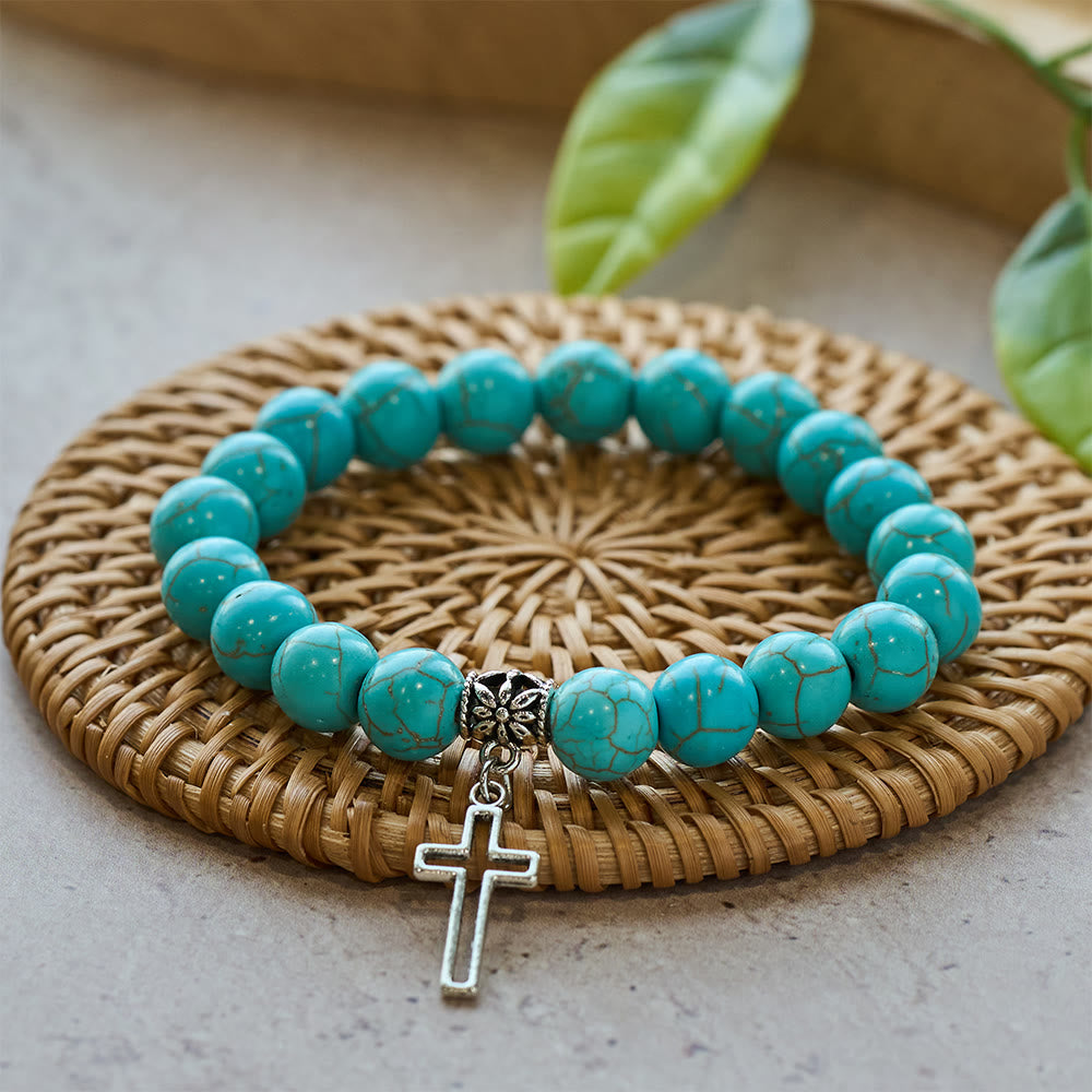 Pulseira Jesus de Turquesa