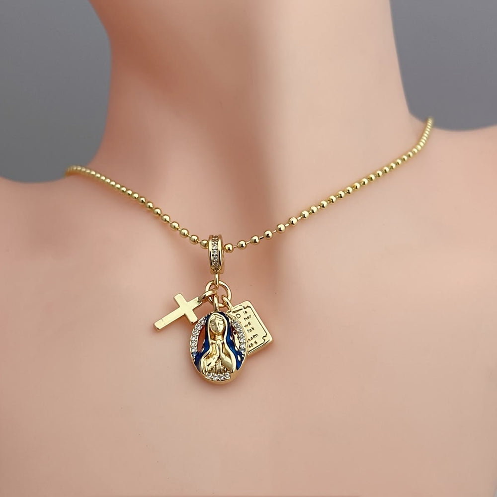 Our Lady of Grace Charm Jewelry Set