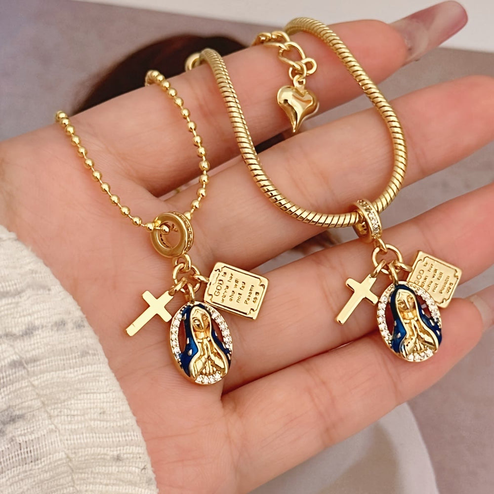 Our Lady of Grace Charm Jewelry Set