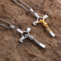 Colar Crucifixo Moderno Polido