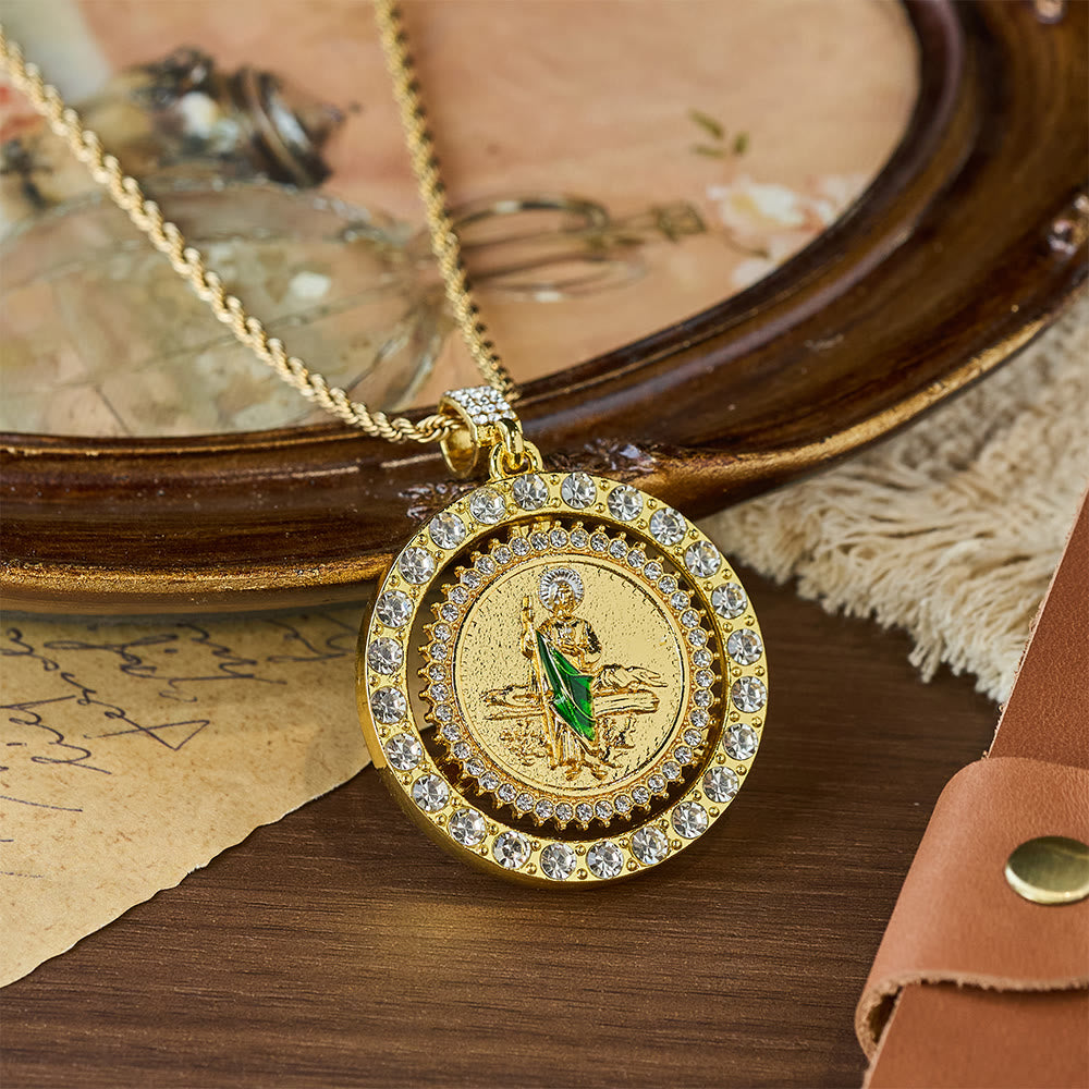 Pulseira São Judas Tadeu de Zircônia Moderno