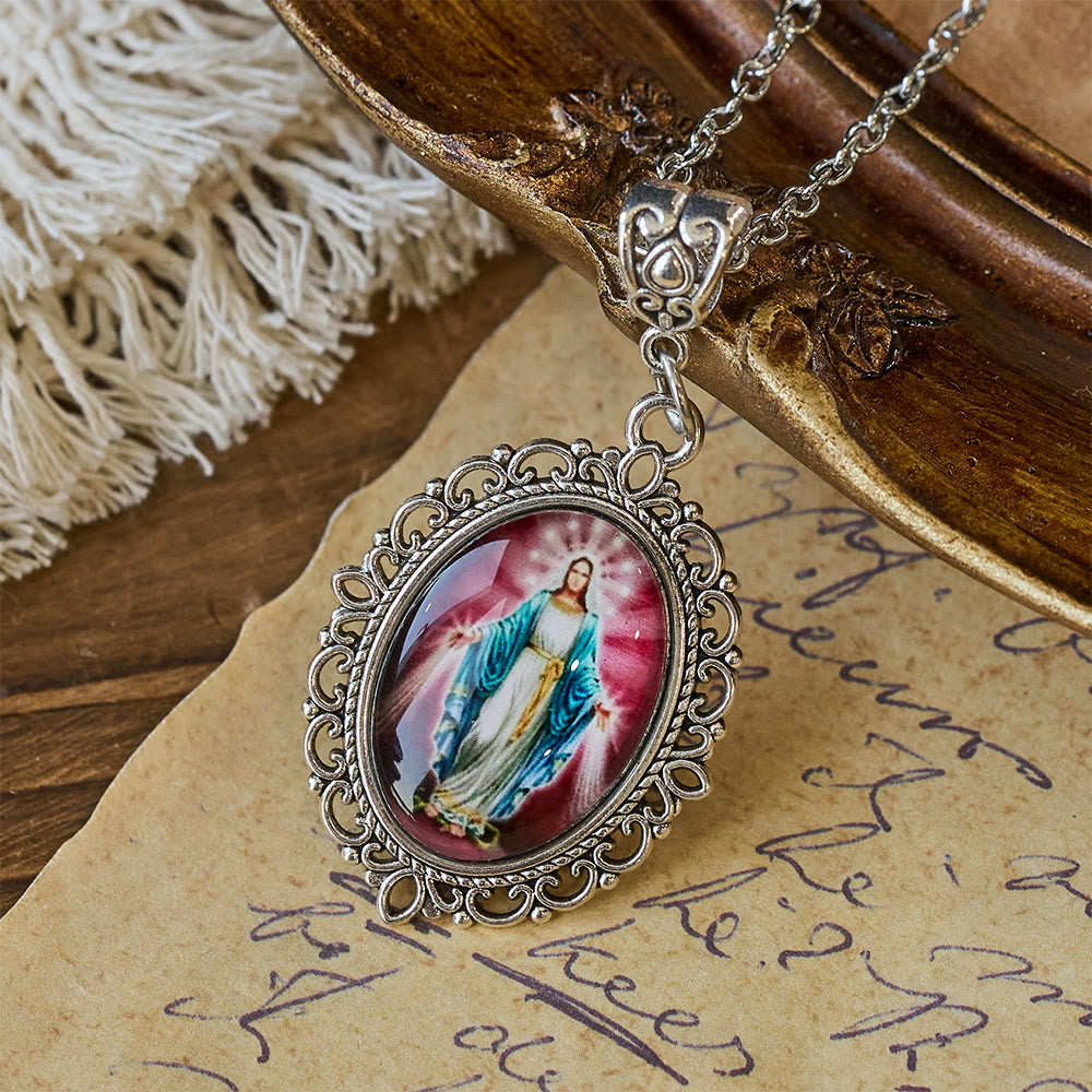 Colar Nossa Senhora Moderno Filigrana