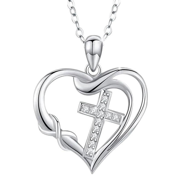 Heart & Cross Necklace