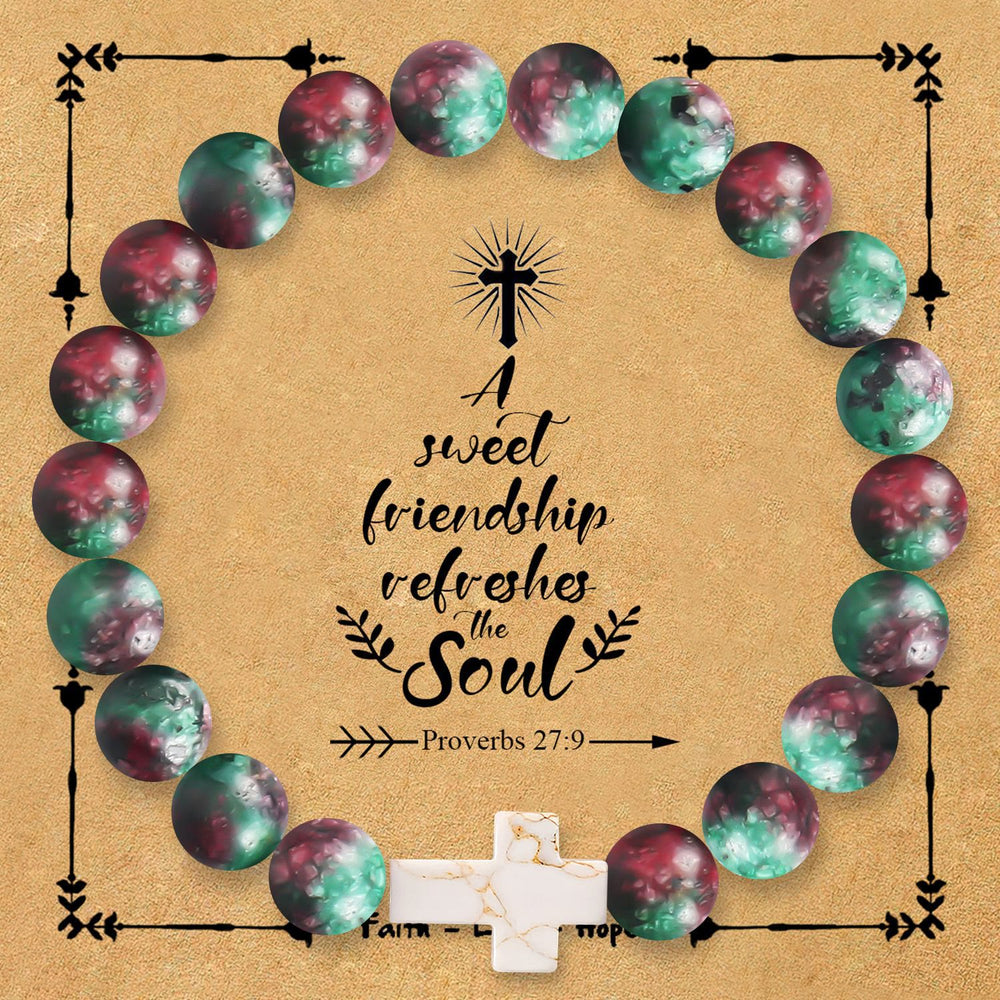 Pulseira Versículo Moderno Vermelho