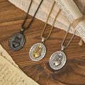 Colar Sagrado Coração com Medalha