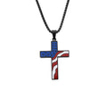 Colar Cruz com bandeira