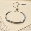 Four-Color Metal with Engraved Faith Over Fear Bracelet