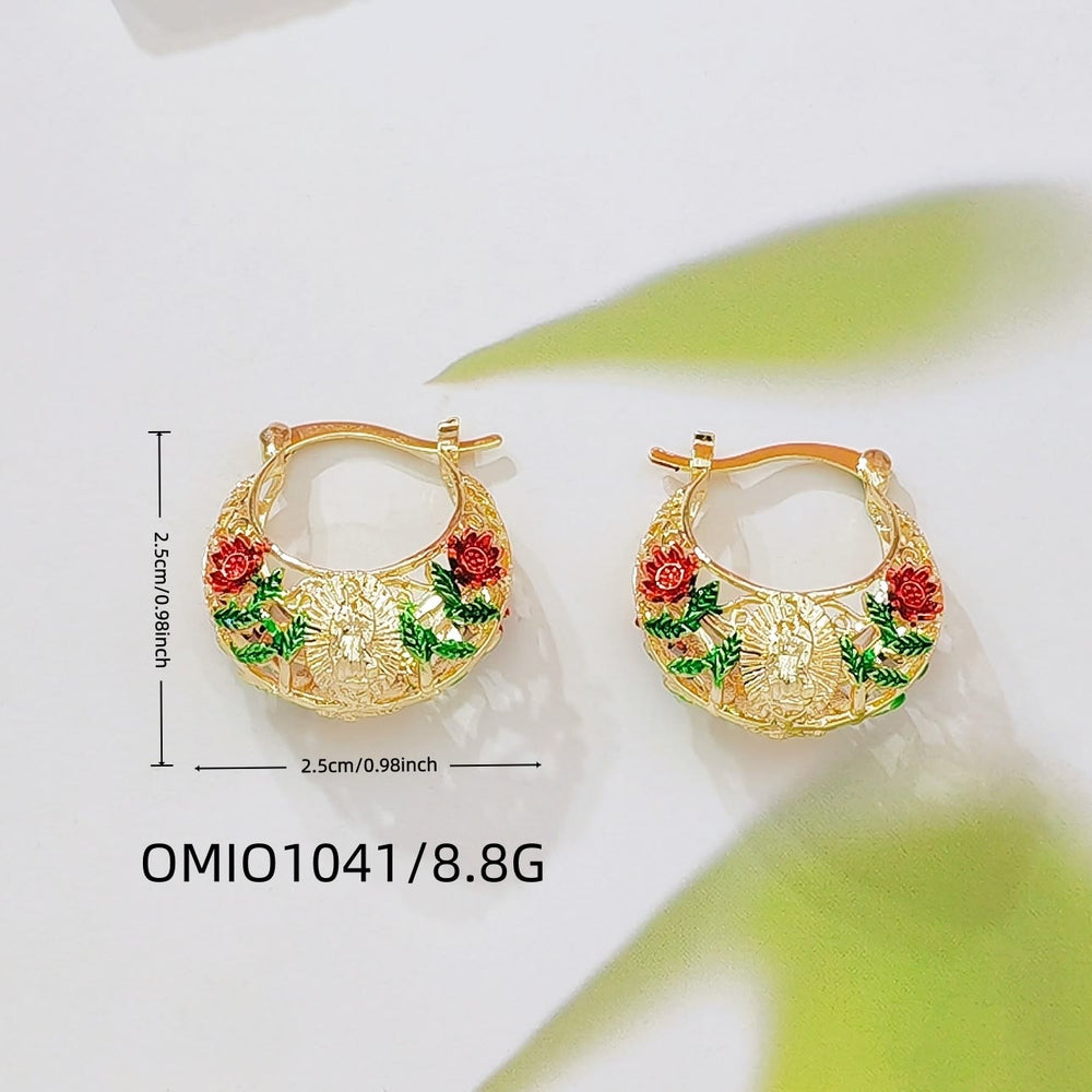 Delicate Filigree Hoop Earrings