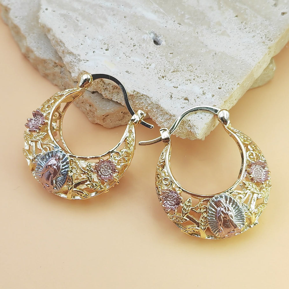 Delicate Filigree Hoop Earrings